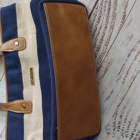 MARC FISHER WOVEN TOTE BAG PURSE - Picture 3 of 9